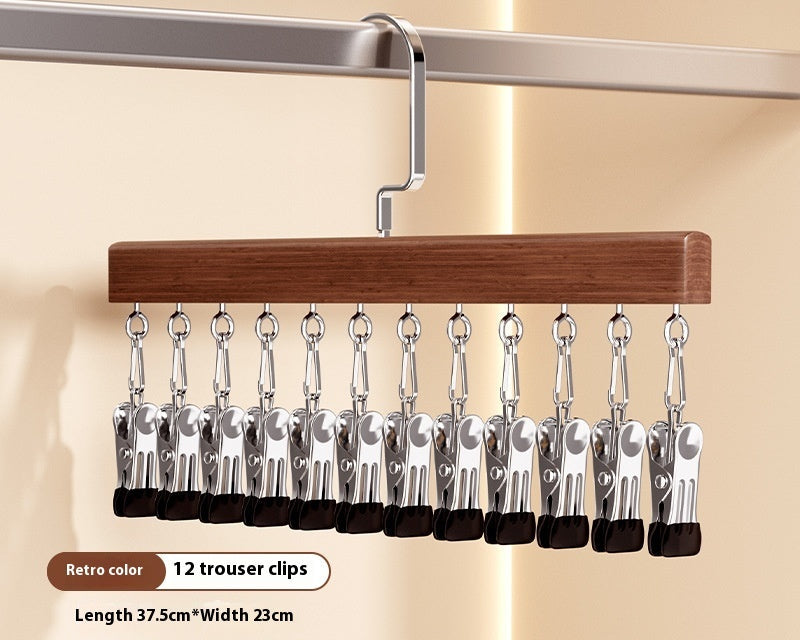 Home Closet Organizer Multi-Hook Storage Rack – Space Saving Clothes Hanger