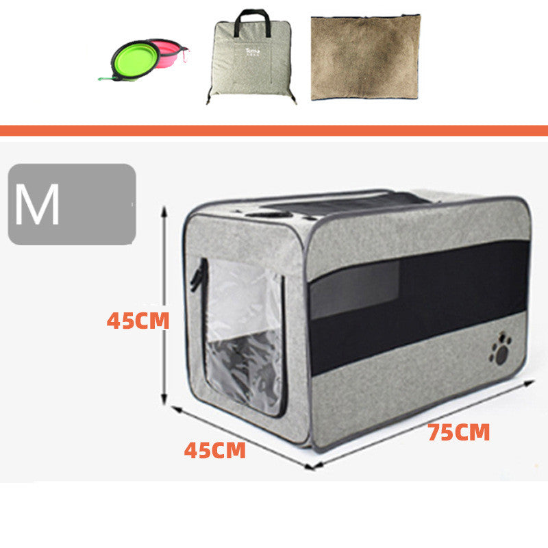 Pet Travel Carrier – Secure, Portable, Foldable Bag for Cats & Dogs