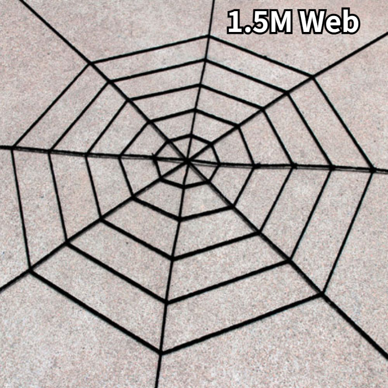 Halloween Giant Spider Ornament – Spooky Haunted House Decor, Indoor Outdoor Prop