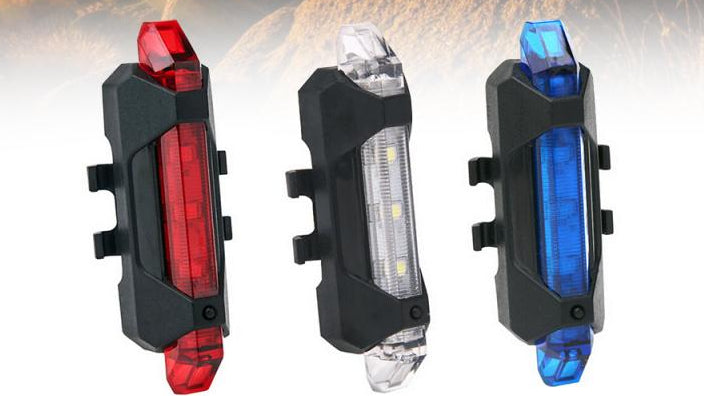 Bicycle Safety Light Set LED USB Rechargeable – Front & Rear Waterproof Lights