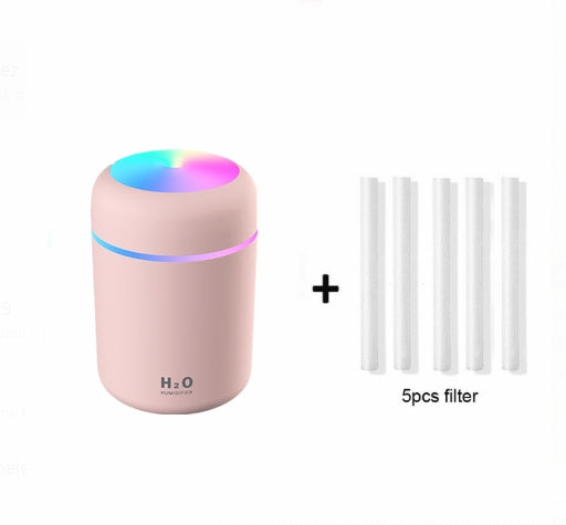 Mini Car Air Purifier Humidifier – USB Essential Oil Aroma Diffuser