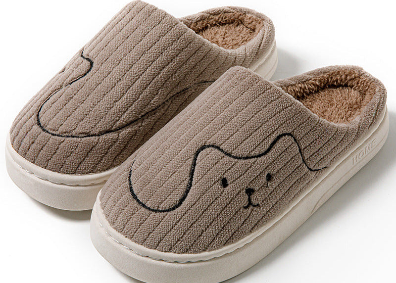 Plush Cat House Slippers – Non-Slip Indoor Footwear