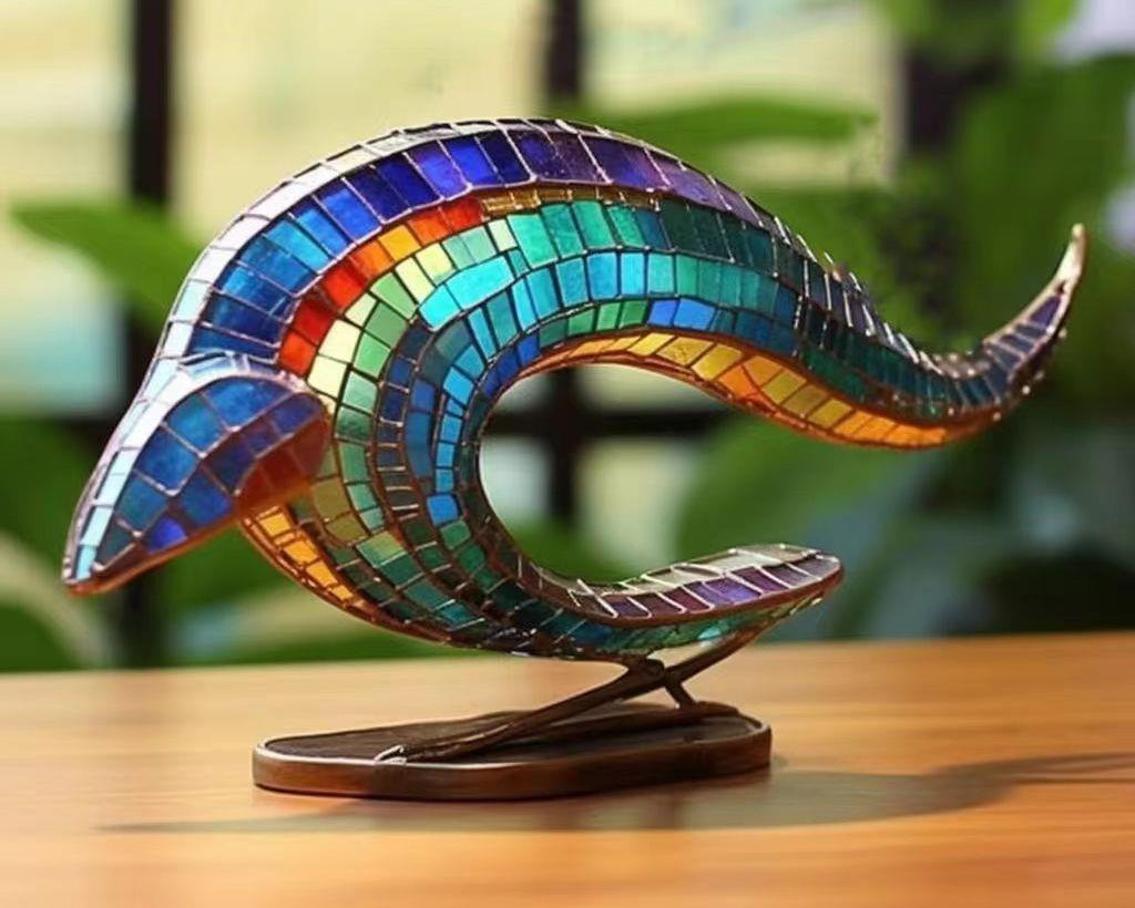 Artistic Animal Metal Decor – Wildlife Table Ornament for Stylish Interiors