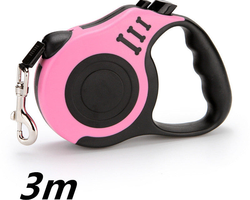 Strong & Durable Automatic Dog Leash – Telescopic Traction Rope