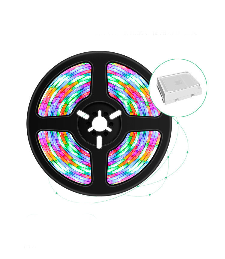 Color Changing RGB LED Strip Lights – Dimmable Mood Lighting for Bedroom, Gaming & TV
