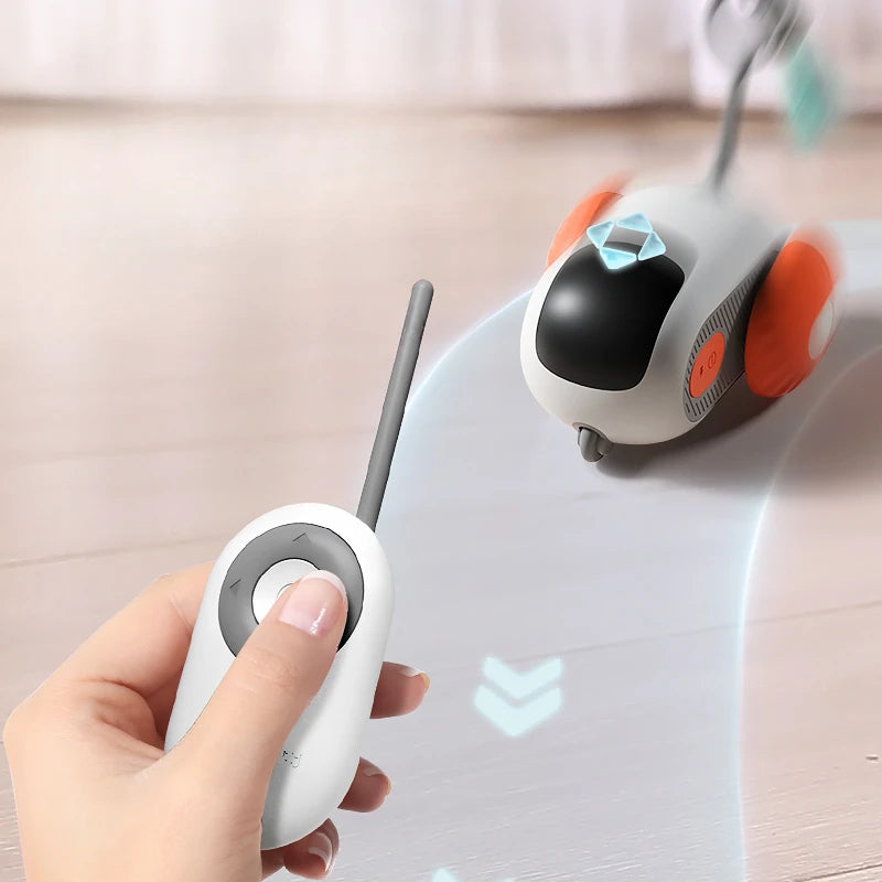 Interactive Cat Car Toy USB Rechargeable | Smart Remote Control Chasing Pet Toy