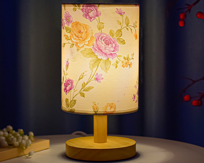 Cozy LED Table Lamp for Bedroom – Chinese Style Bedside Night Light Decor