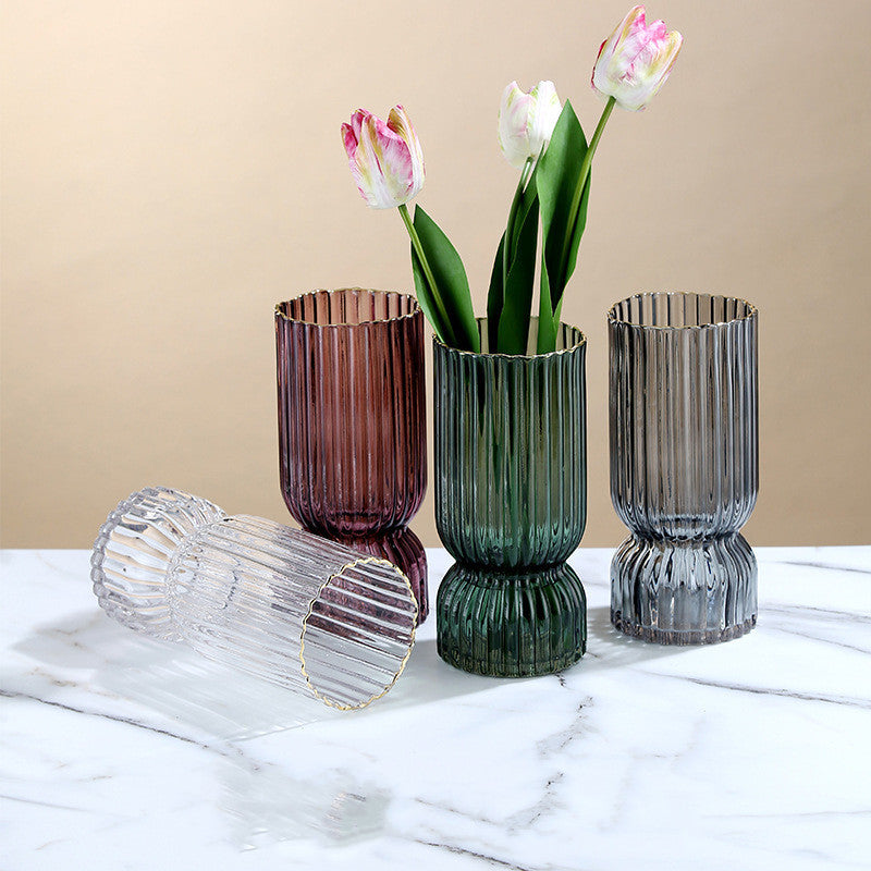 Home Decoration Soft Vase – Minimalist Modern Table Decor for Living Room Interior