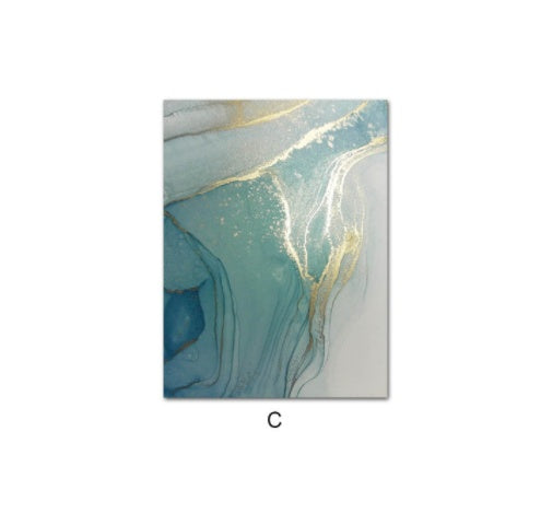 Luxury Abstract Fluid Art Poster – Canvas Wall Picture for Modern Home Decor