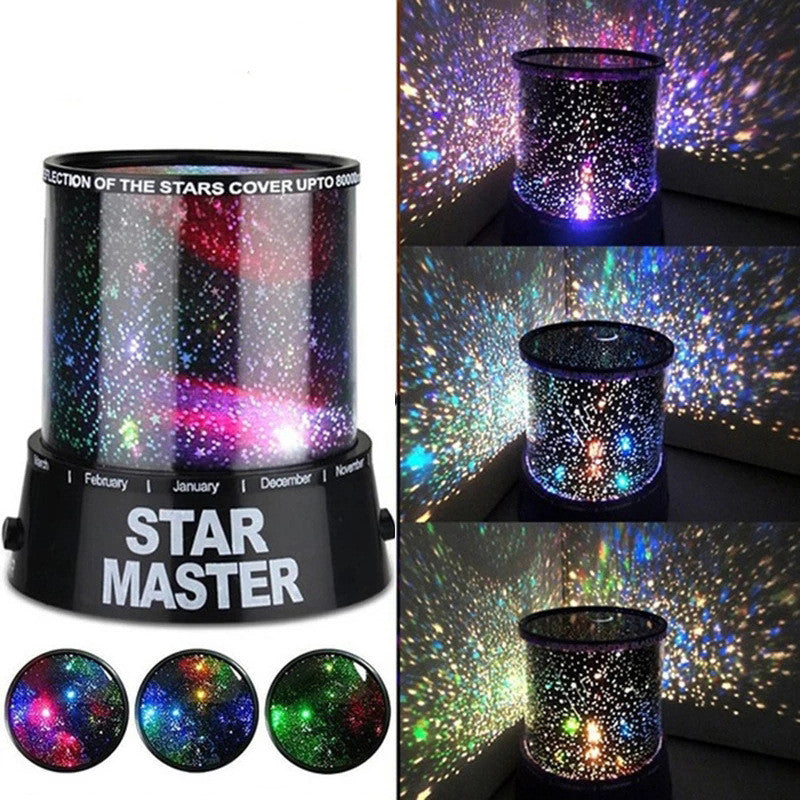 LED Galaxy Star Projector – Fantasy Night Light