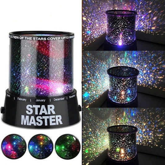 LED Galaxy Star Projector – Fantasy Night Light