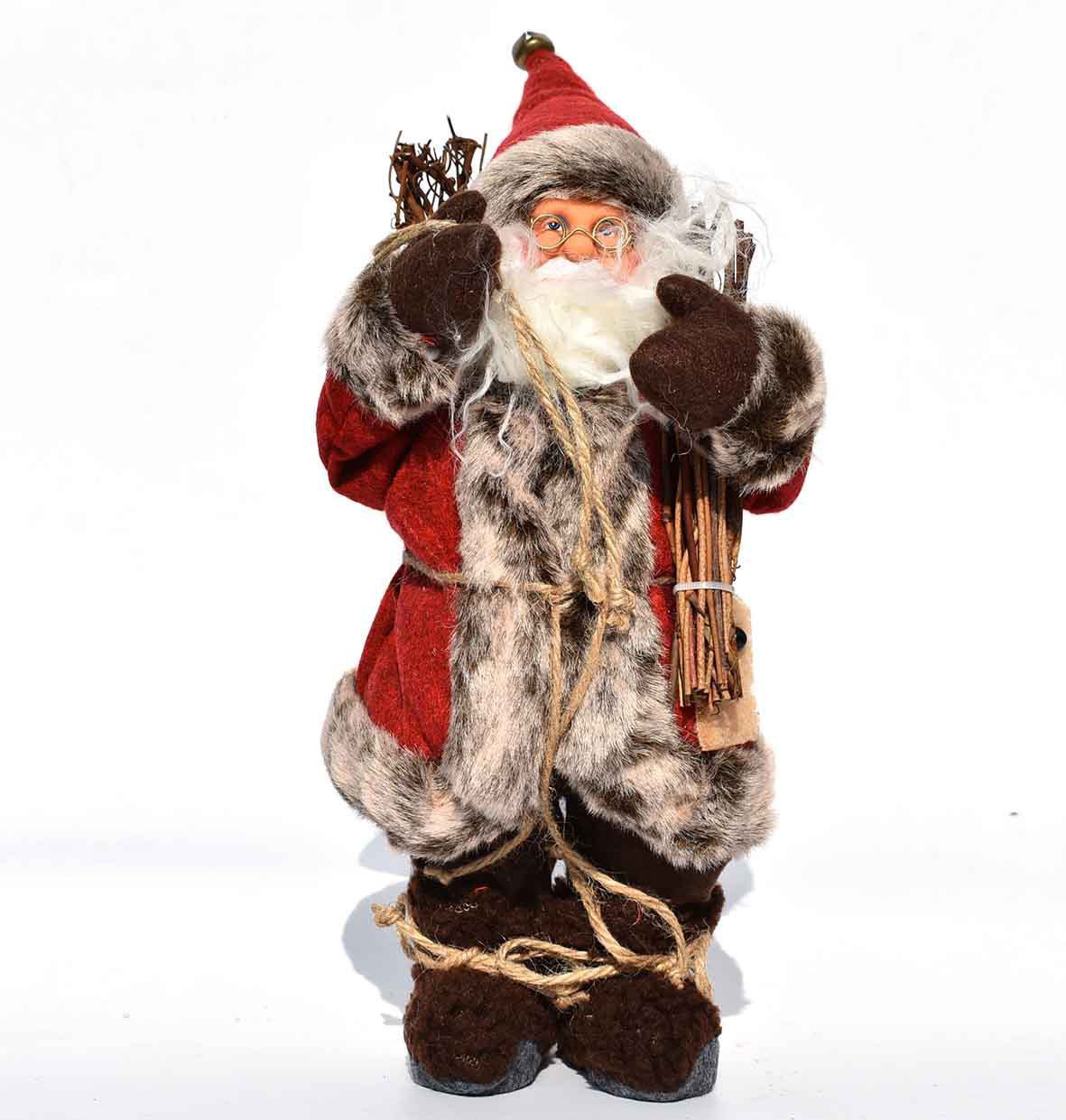 Christmas Doll Ornament – Navidad Noel Decor, Cute Holiday Figurine