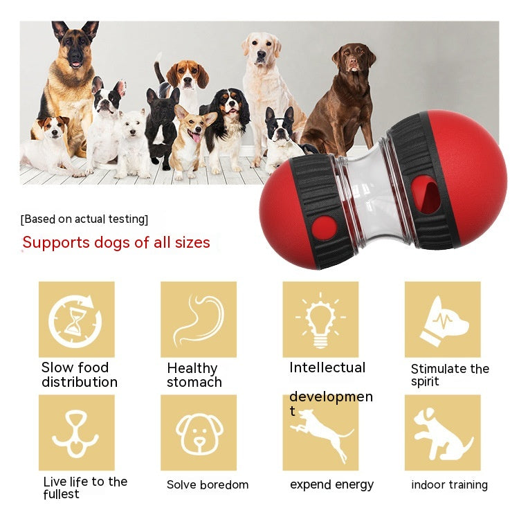 Smart Dog Treat Dispenser Ball – Interactive Puzzle Toy for Slow Feeding & Play