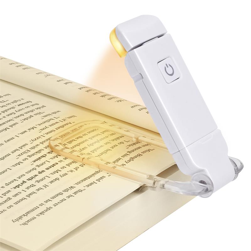Portable Book Reading Light LED Clip – Rechargeable Eye Care Lamp for Bedside Reading