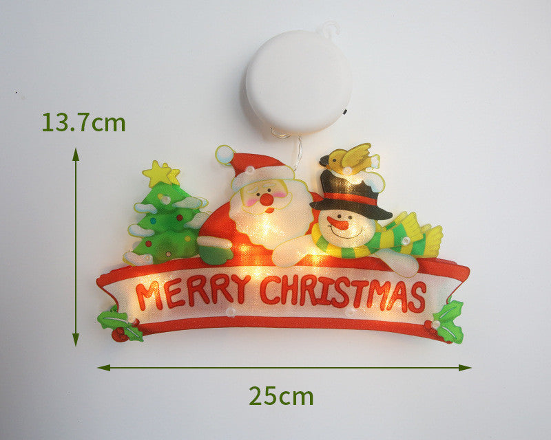 Christmas LED Decoration Lights – Santa Snowman Elk Holiday String Lights for Home Decor