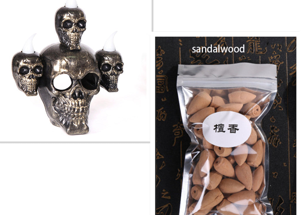 Halloween Skull LED Light Decoration – Spooky Glow Ornaments for Home & Party Decor