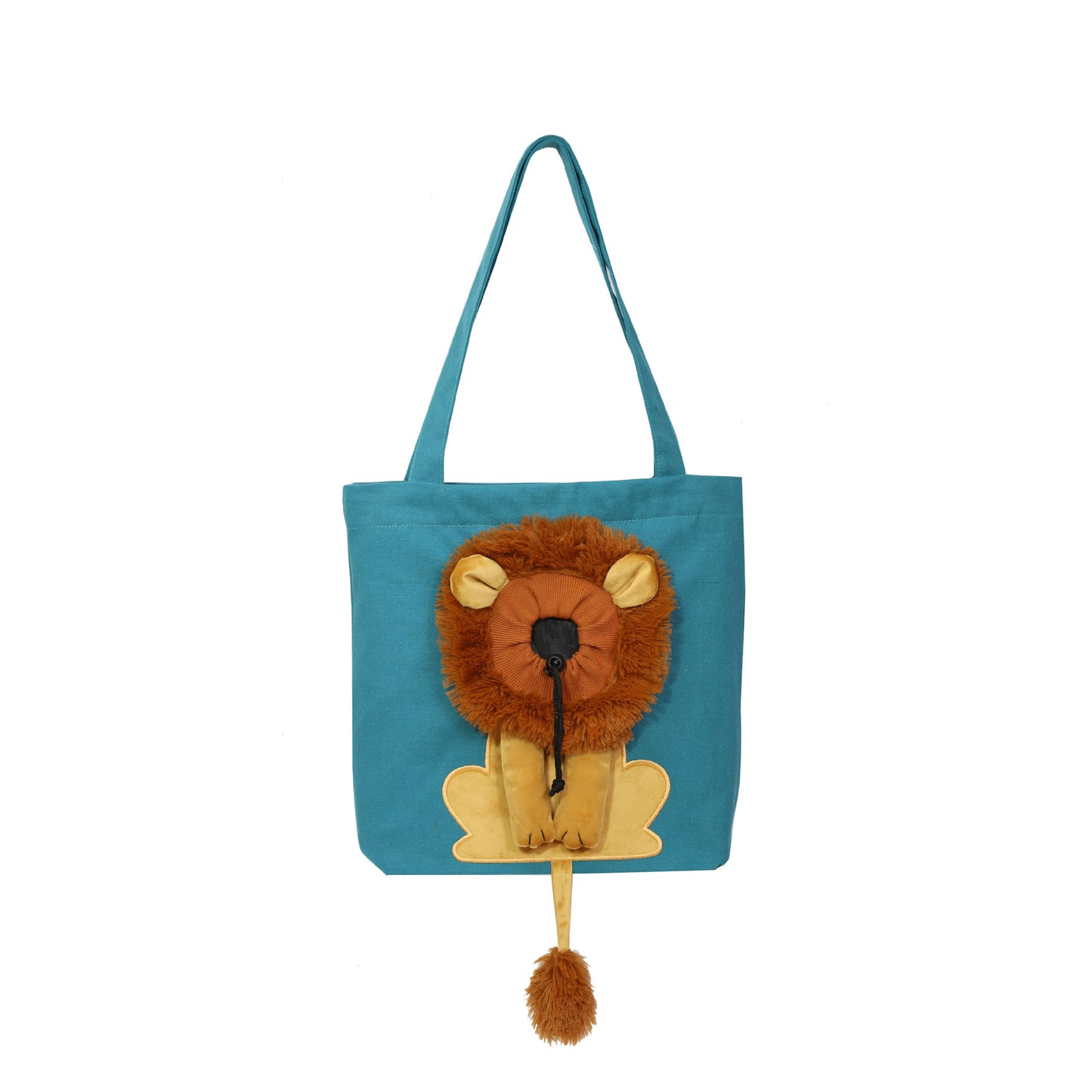 Cute Lion Pet Carrier – Travel Bag for Small Cats & Dogs