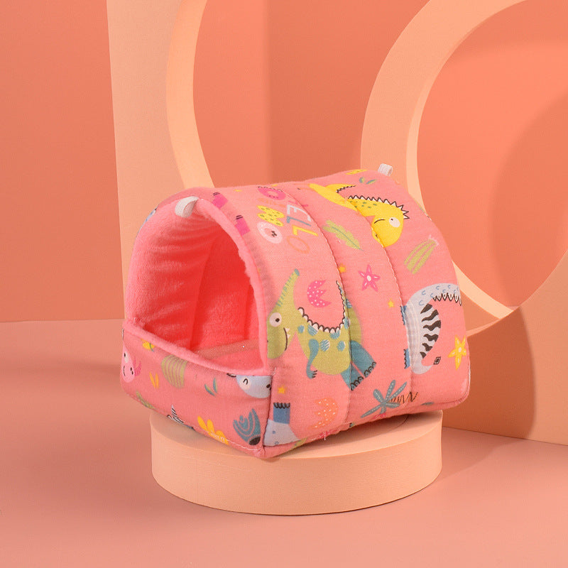 Breathable Hamster Bed Cotton Nest Soft Warm Small Pet Sleeping House