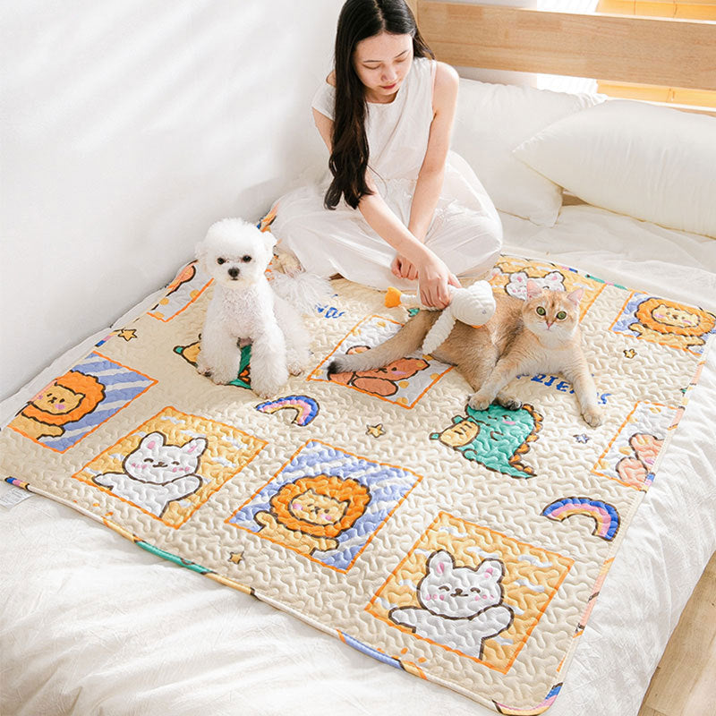 Ultra Soft Non-Slip Pet Bed Mat – Anti-Skid Cushion for Dogs & Cats