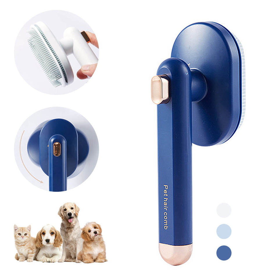 Self-Cleaning Pet Hair Brush – Grooming Tool for Cats and Dogs