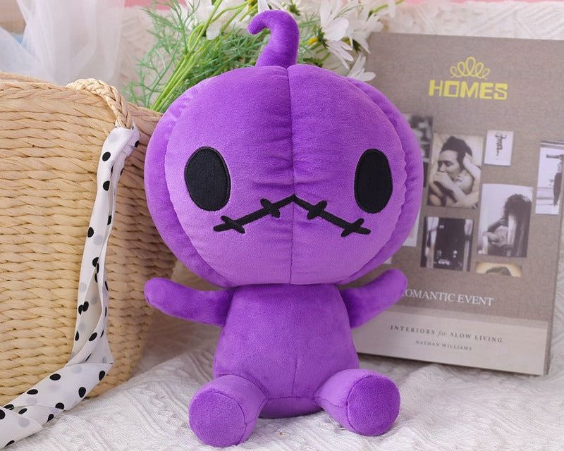 Halloween Plush Pumpkin Doll – Soft Holiday Stuffed Toy for Kids & Home Decor
