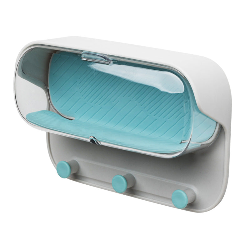 Bathroom Wall Storage Box Organizer – Punch-Free Wall Mounted Holder for Keys & Accessories
