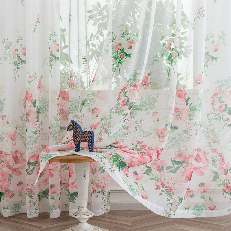 Minimalist Mesh Sheer Curtains – Light Transmission Bedroom Window Drapes for Cozy Living Space
