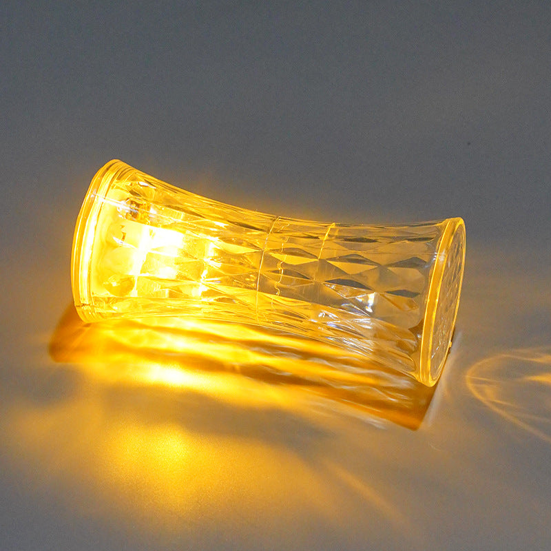 Mini Crystal Table Lamp – Romantic LED Ambient Light for Bedroom, Desk & Cozy Home Decor