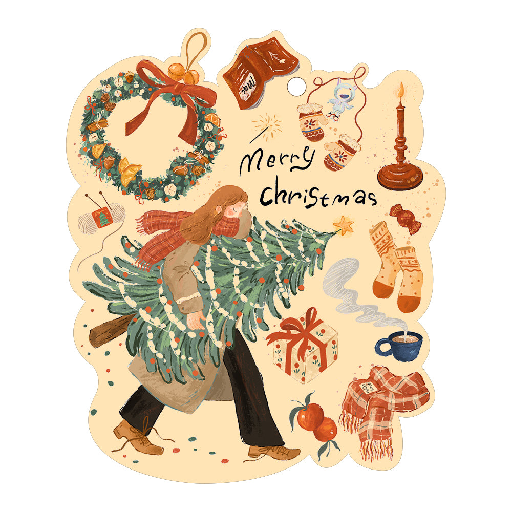 Christmas Hanging Car Ornament – Holiday Decor Pendant for Car & Home