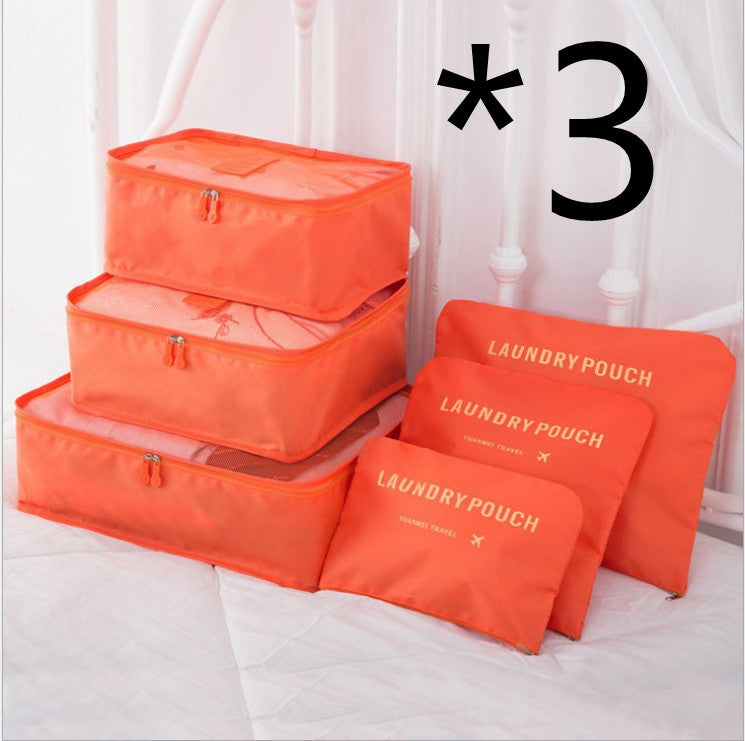 Travel Clothes Organizer Bags Set – 6PCS Packing Cubes for Luggage & Efficient Packing System