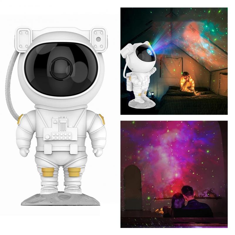 Astronaut LED Night Light – Galaxy Star Projector for Bedroom, Table & Mood Lighting