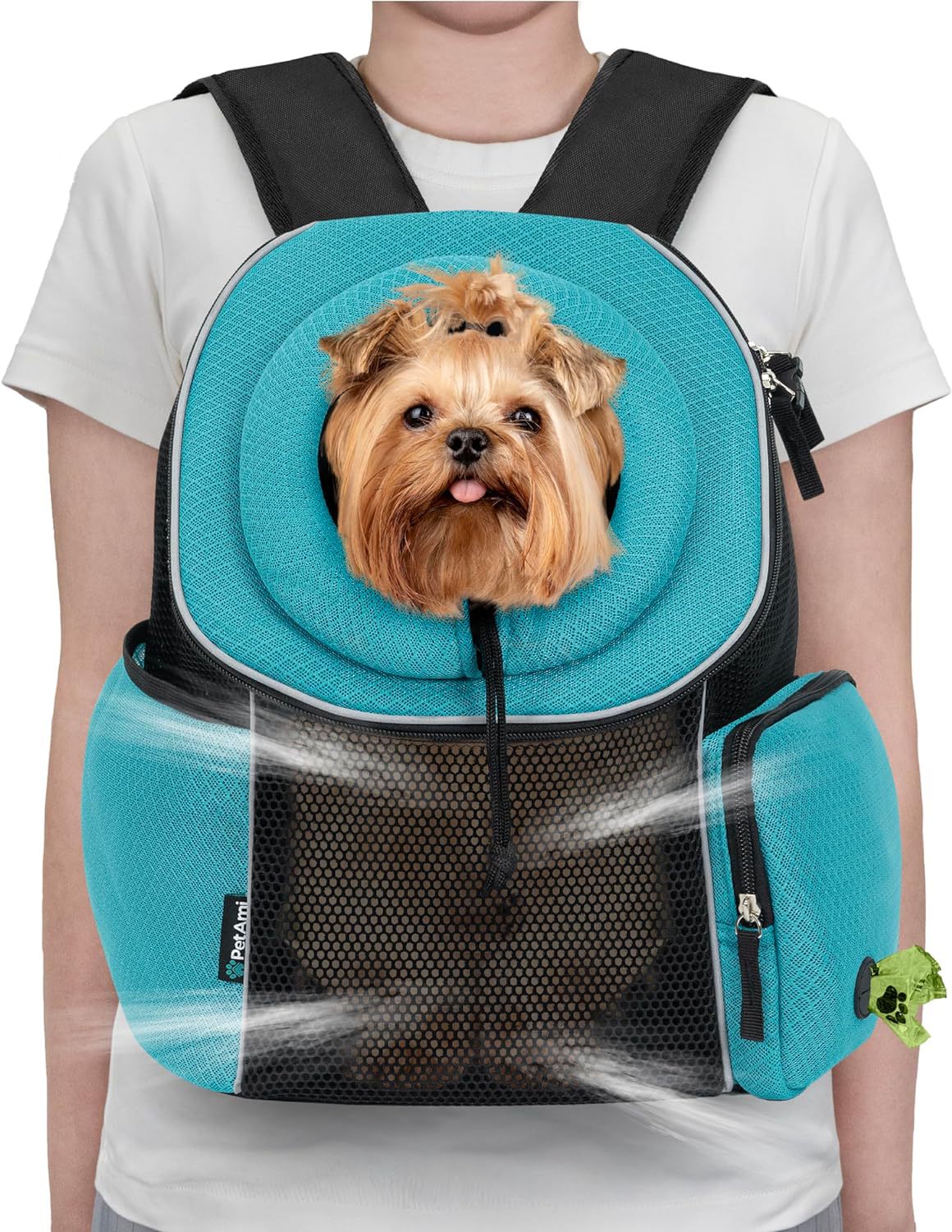 Outdoor Dog Carrier Backpack – Comfortable Breathable Pet Travel Bag for Small Dogs & Puppies