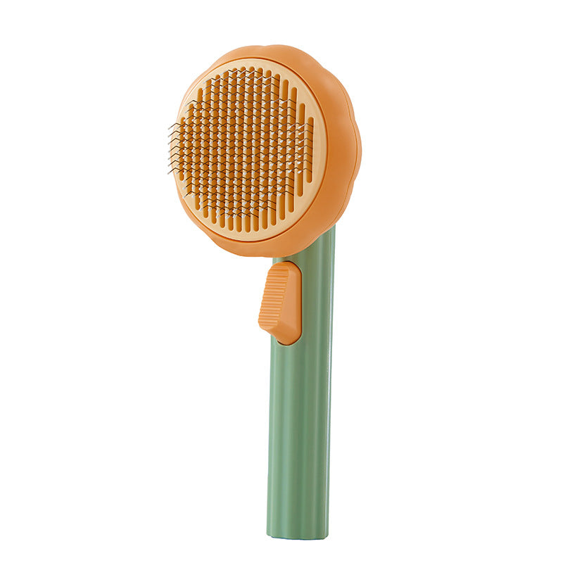 Pet Grooming Comb – Steel Wire Hair Removal Brush for Cats & Dogs