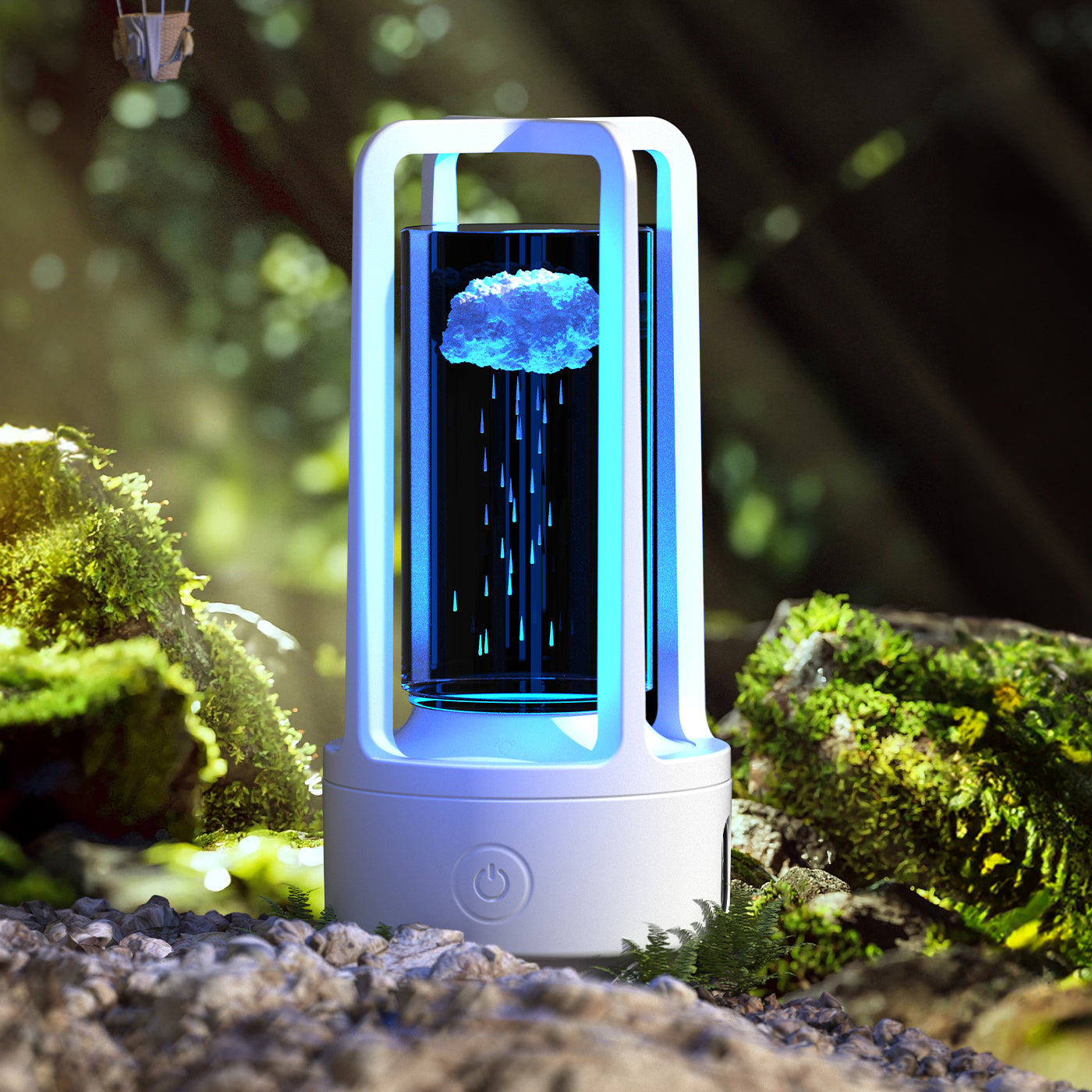 Acrylic Crystal LED Lamp with Bluetooth Speaker – Touch Control Night Light for Bedroom