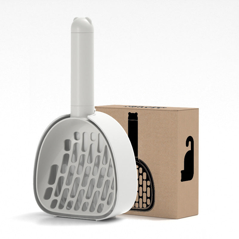 Pet Litter Scoop Tool – Easy Clean Cat Poop Scooper with Holder
