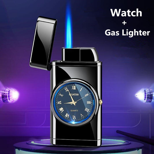 Creative Multifunction Watch Lighter for Men – Portable LED Flashing Cool Gift Idea