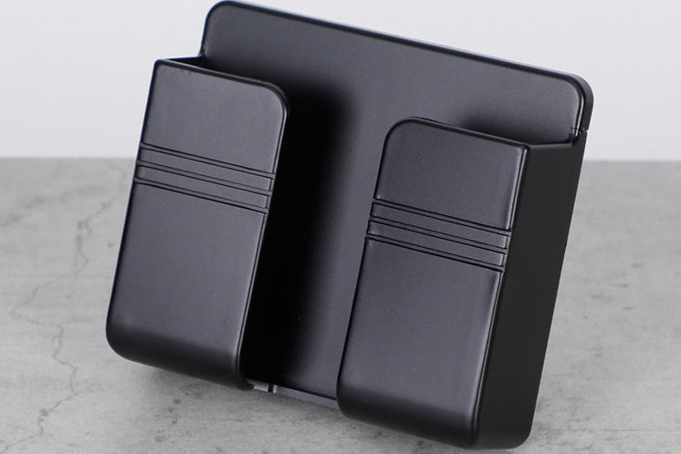 Wall Mount Phone Storage Box – Charging Holder for Cable & Phone