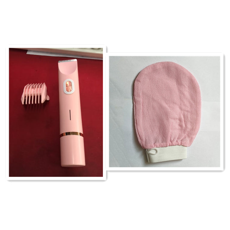 Women’s Electric Bikini Trimmer 2-in-1 Hair Remover – Painless Wet & Dry Pubic Hair Shaver for Sensitive Skin