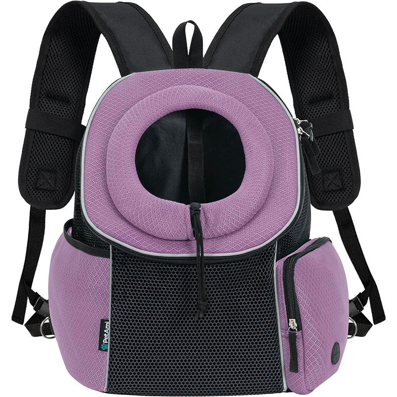 Outdoor Dog Carrier Backpack – Comfortable Breathable Pet Travel Bag for Small Dogs & Puppies