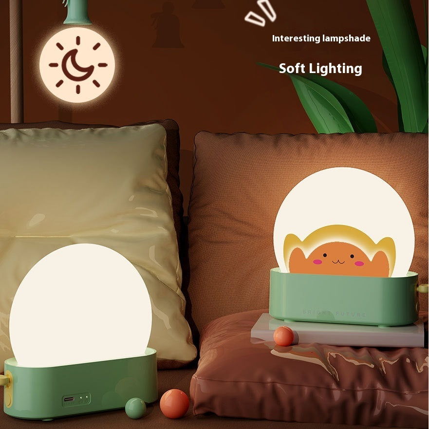 Kawaii Bread Night Light – Timer Bedside Lamp for Kids | Cute Bedroom Decor