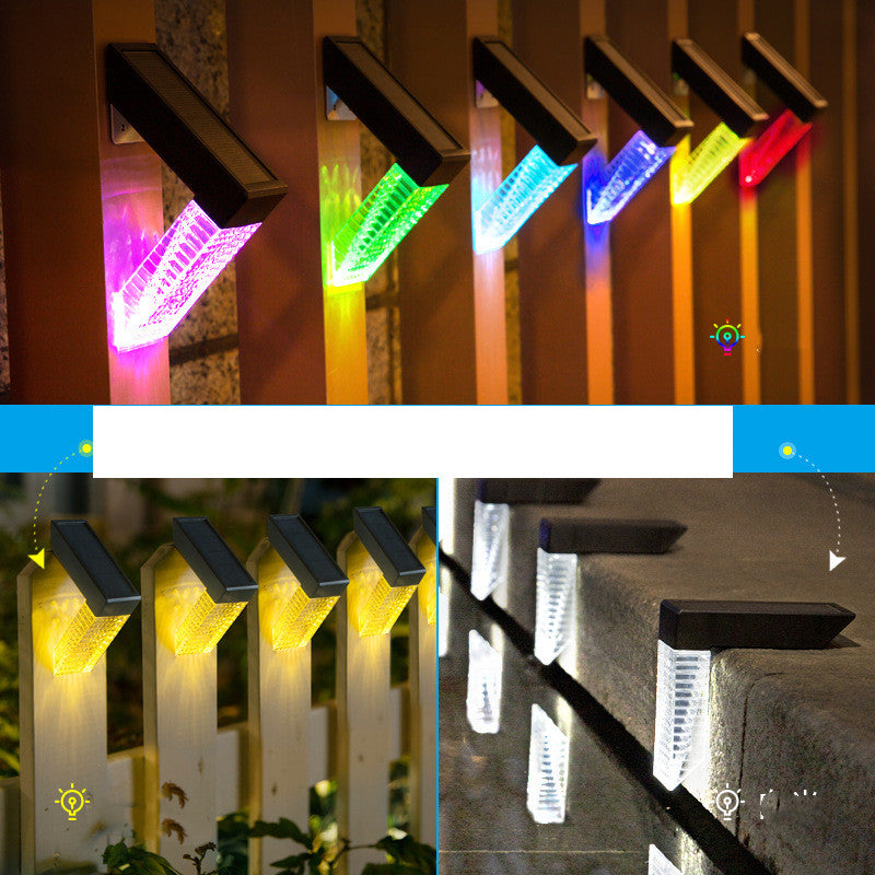 Solar Step Lights Outdoor – Waterproof LED Stair Lights for Deck, Fence & Garden