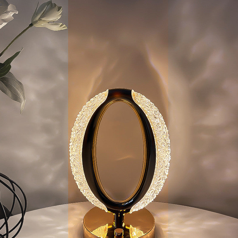 Crystal Acrylic Star Eye Night Light – LED Touch Lamp for Cozy Home & Bedroom Decor