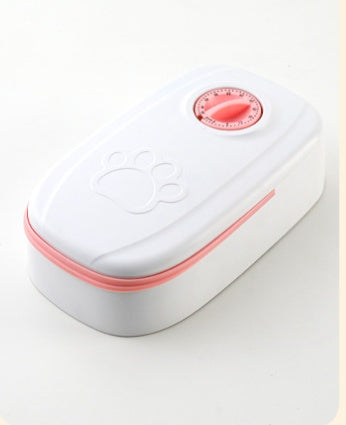 Smart Timed Pet Feeder – Automatic Cat & Dog Food Dispenser with Stainless Steel Bowl