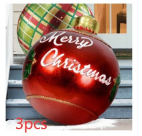 Large Christmas Decoration Balls for Festive Outdoor Displays