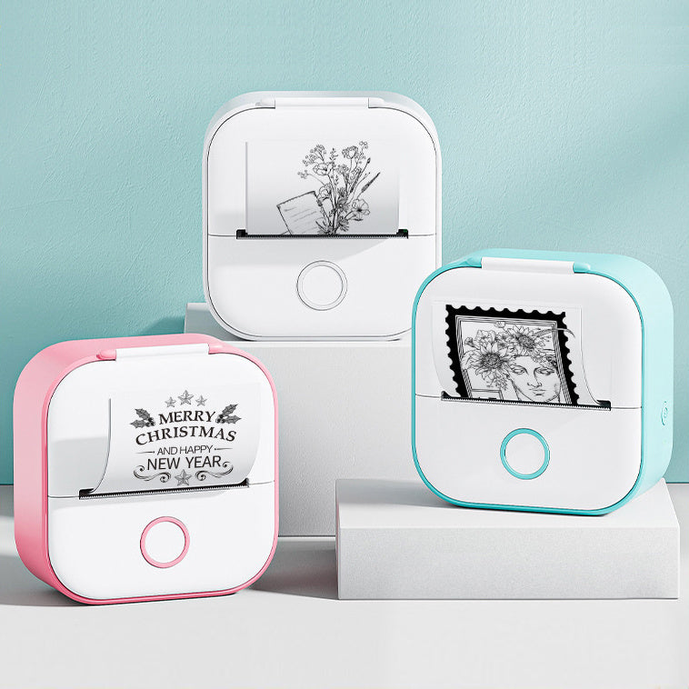 Mini Label & Photo Printer – Easy, Quick, Portable