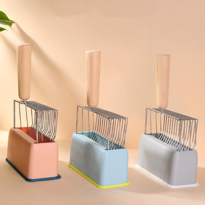 Premium Cat Litter Scoop – Strong Metal Pet Cleaning Tool