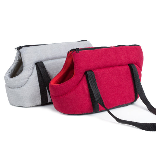 Lightweight Mesh Dog Carrier Bag – Portable Foldable Pet Travel Bag for Small Dogs Outdoor Adventures