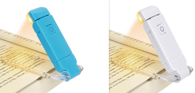 Portable Book Reading Light LED Clip – Rechargeable Eye Care Lamp for Bedside Reading