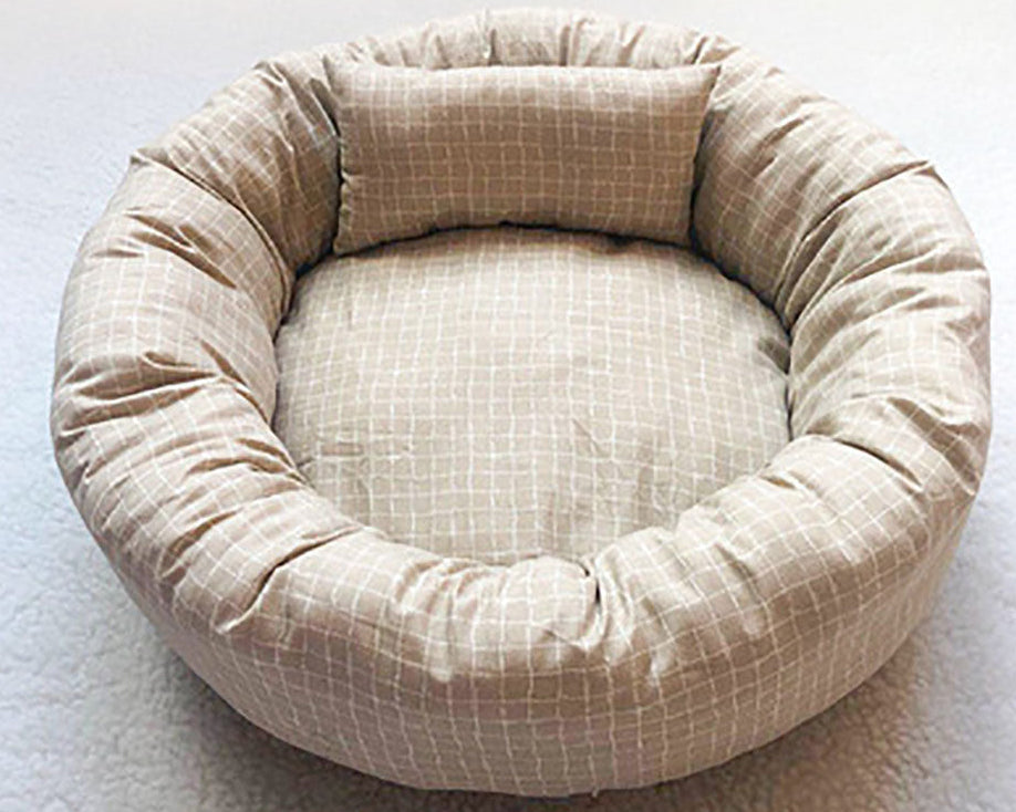 All Season Cotton Dog Pad – Soft Cozy Nest Bed Mat for Small Dogs Indoor Use