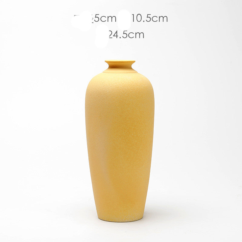 Modern Ceramic Flower Vase – Elegant Living Room Dried Floral Decor Piece